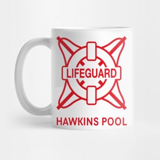 Stranger Things - Hawkins Pool Lifeguard [Front & Back] Mug